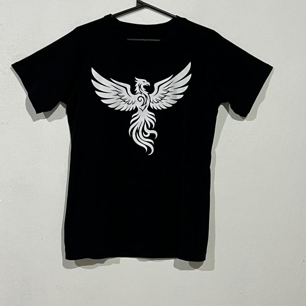 Remera manga ranglan Ave Fénix – Renacer, Fuerza y Superación