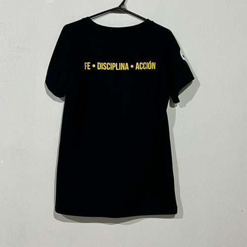 Remera manga ranglan "Dios + Trabajo = Resultados"